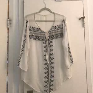 Matt m embellished tunic